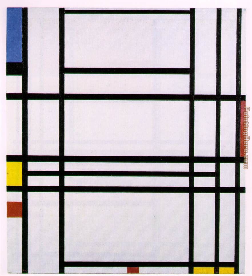 Piet Mondrian Composition No. 10